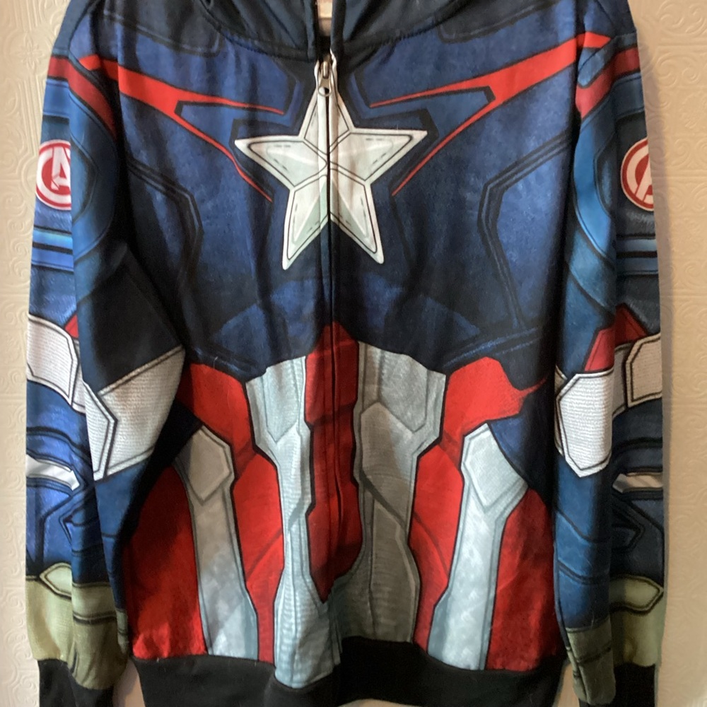 Captain America Zip Up